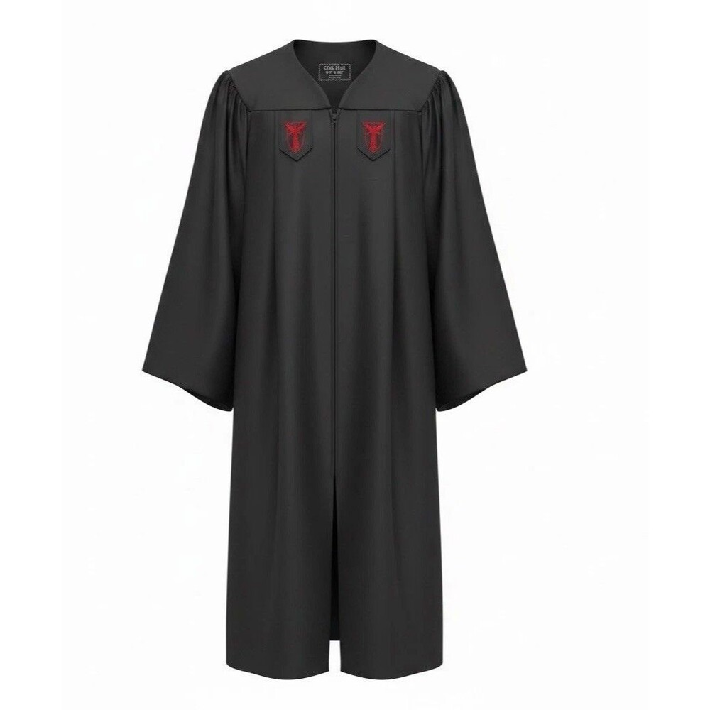 Oak Hall Ball State University Graduation Gown 6’0” To 6’2”